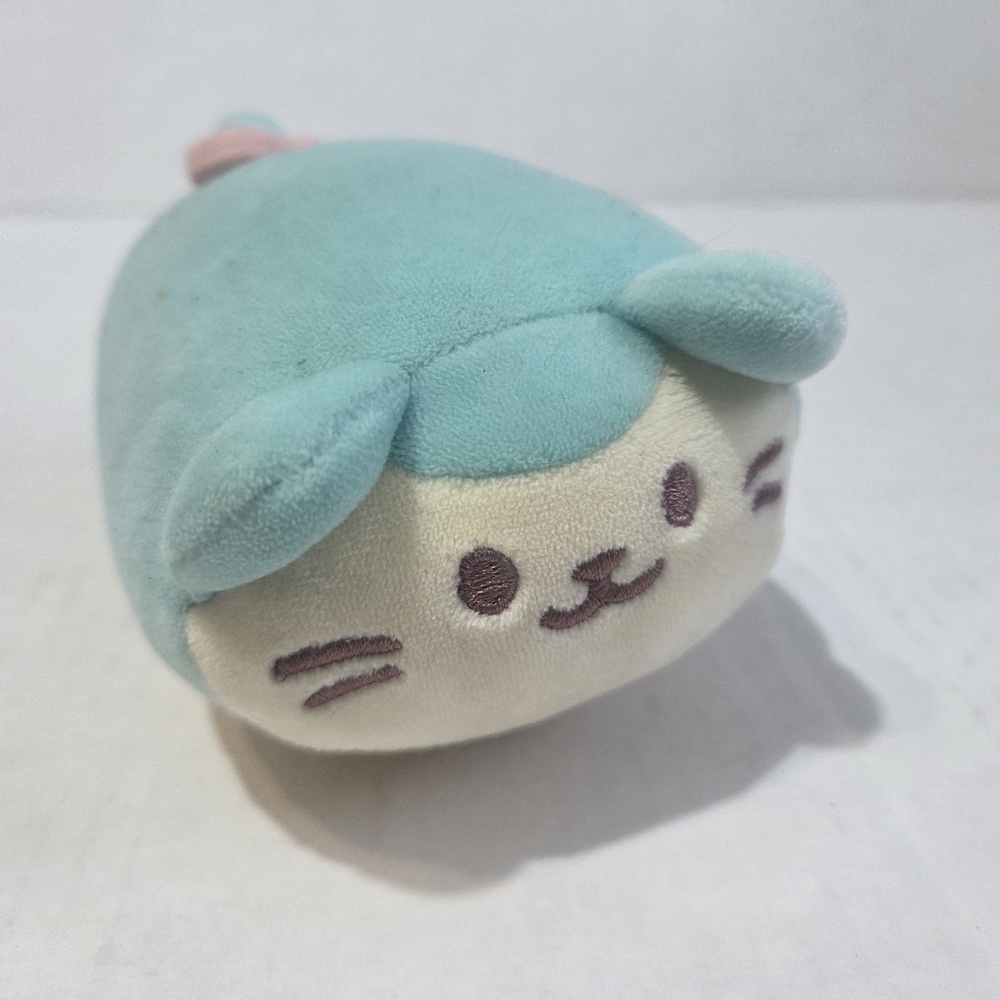 Anirollz Kittirollz Fresh Baked Cream & Teal Plush Cat Toy